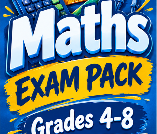 Lesson Assist Maths Exam Pack, Grades 4 to 8